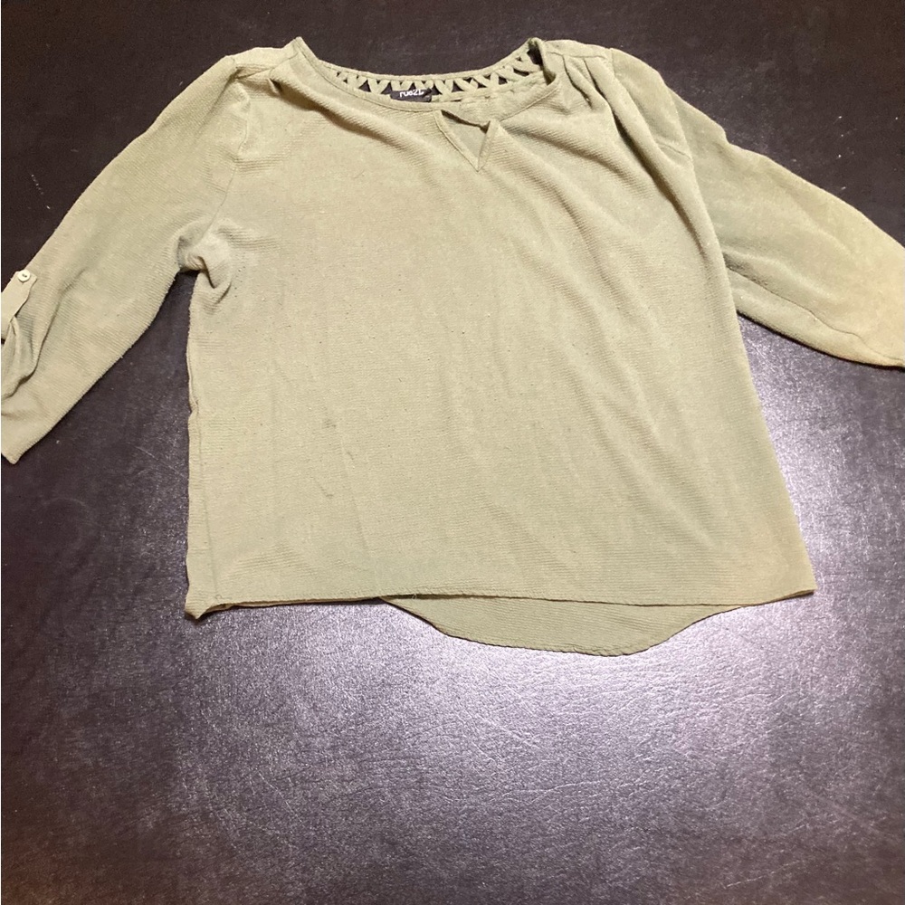 Rue21 Olive Green Blouse